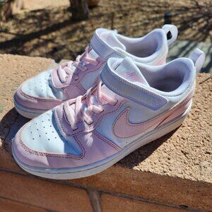 Nike Court Borough Low Recraft White / Pink Foam Little Kid's 2.5Y DV5457 105